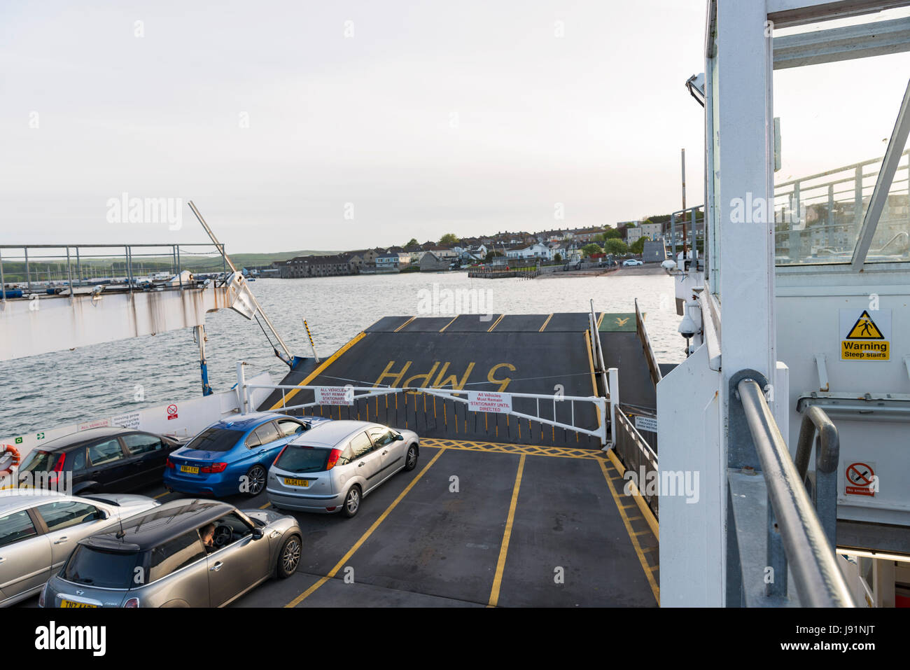 Tamar ferry between Plymouth and Torpoint. Stock Photo