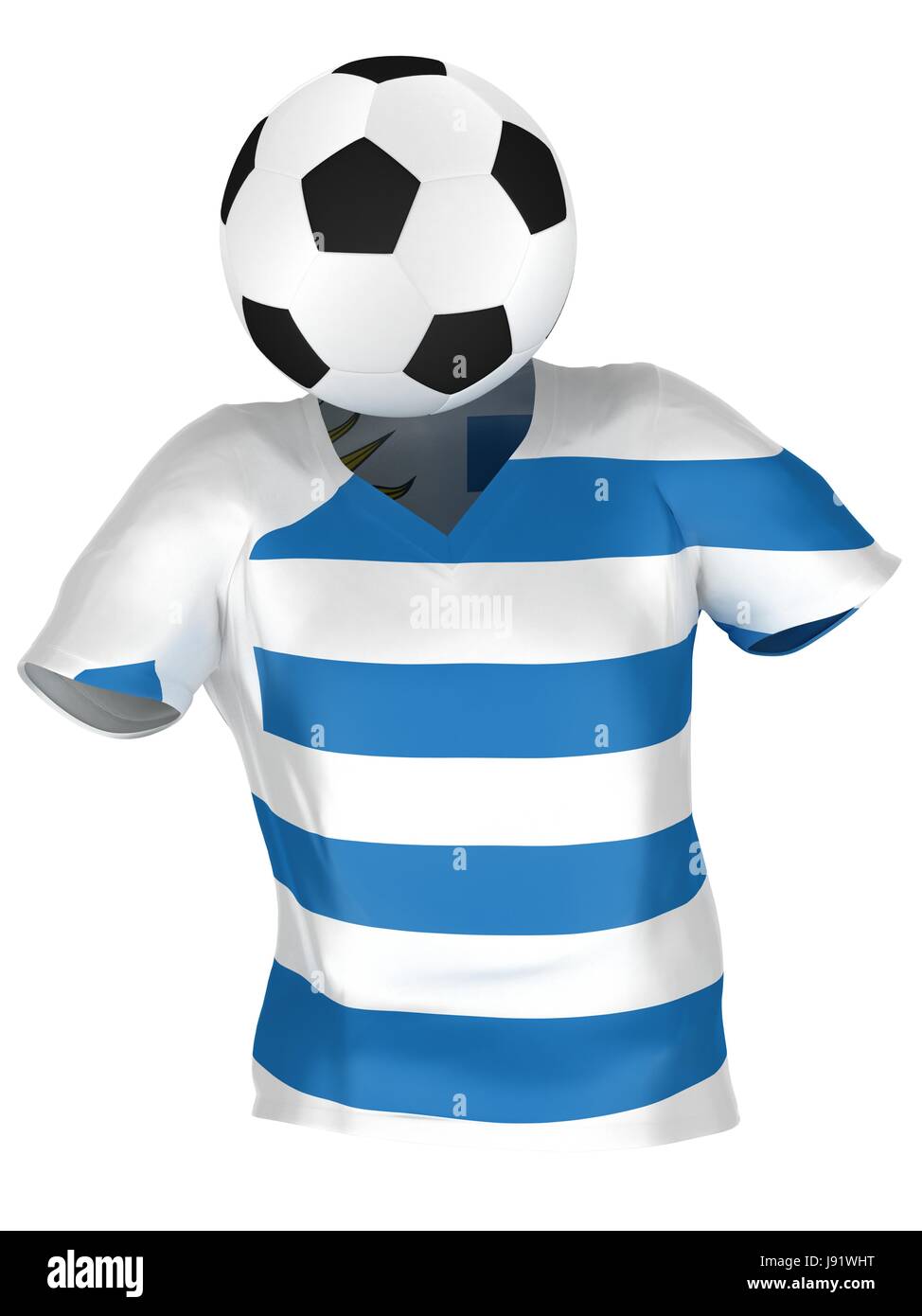 Uruguay Soccer Player With Flag And Ball Cartoon Royalty Free SVG,  Cliparts, Vectors, and Stock Illustration. Image 29031607.