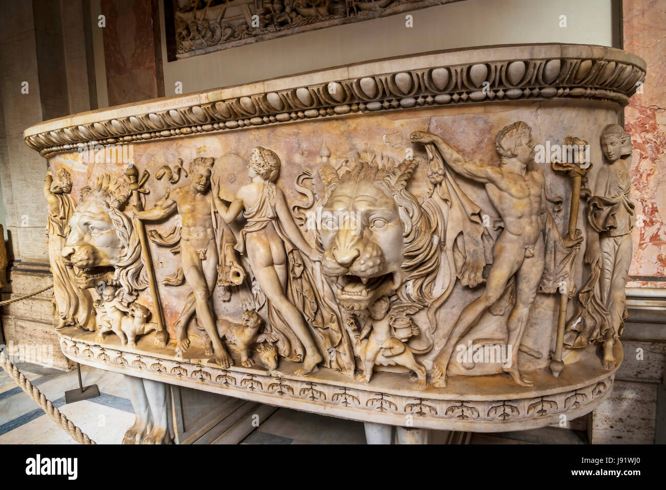Roman Marble sculpture in the Vatican Museum Rome Italy Stock Photo Alamy