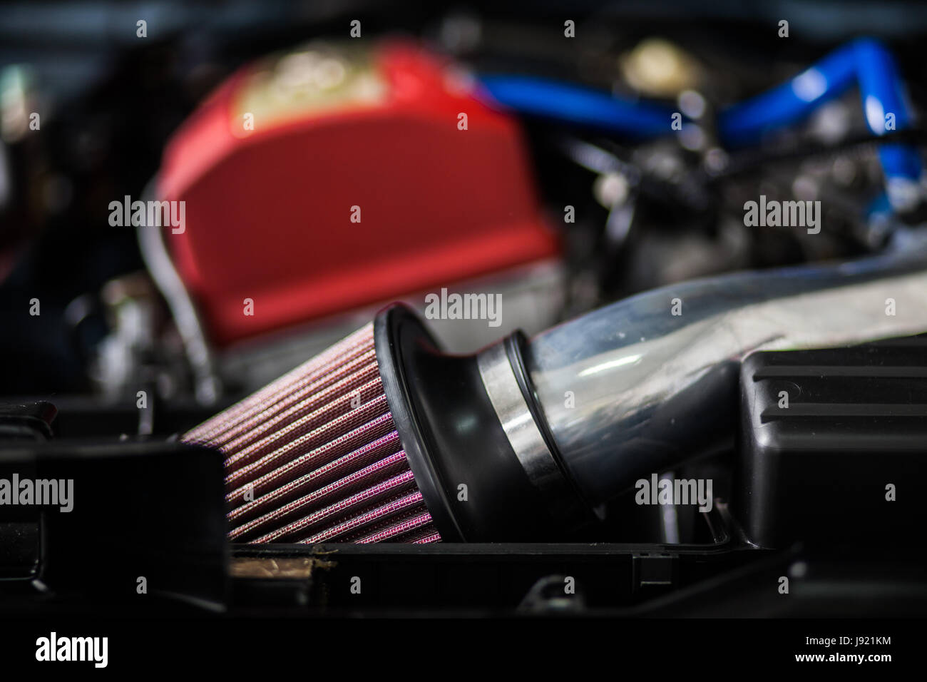 Turbocharger air filter Stock Photo