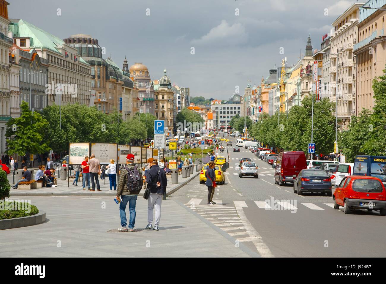 View in Prague Stock Photo