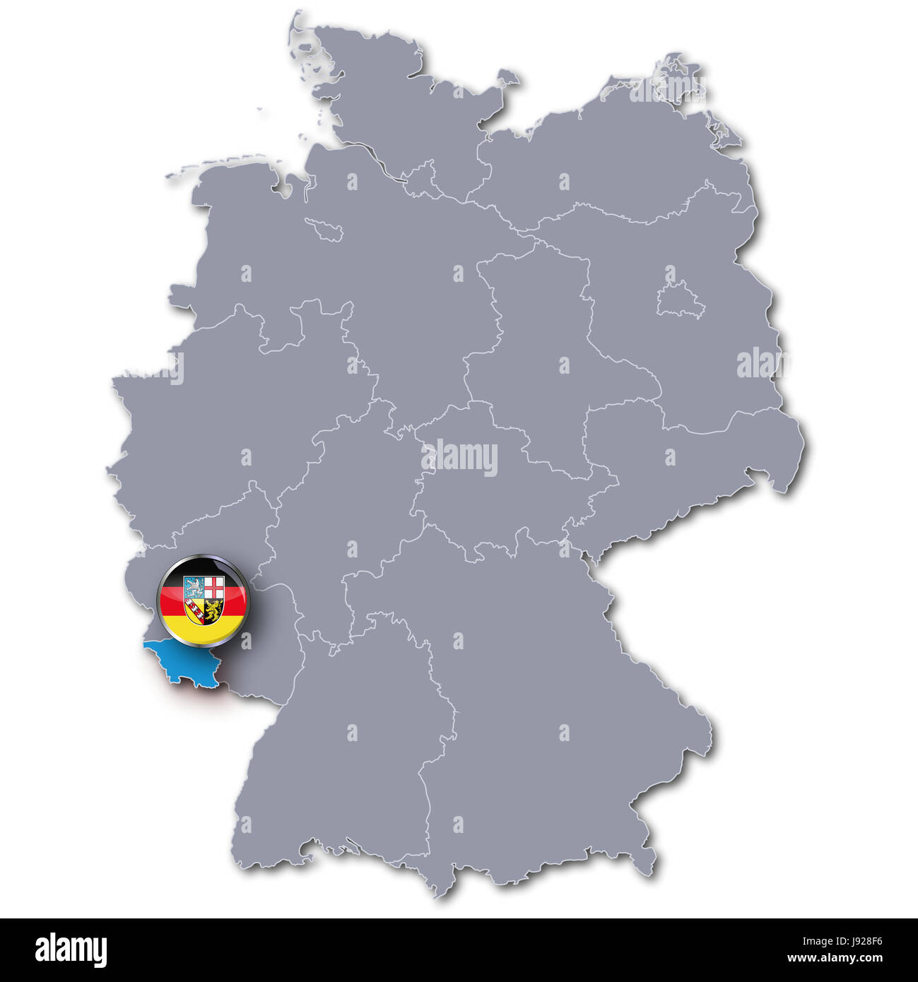 card, state, atlas, map of the world, map, border, flag, card, area, german, Stock Photo