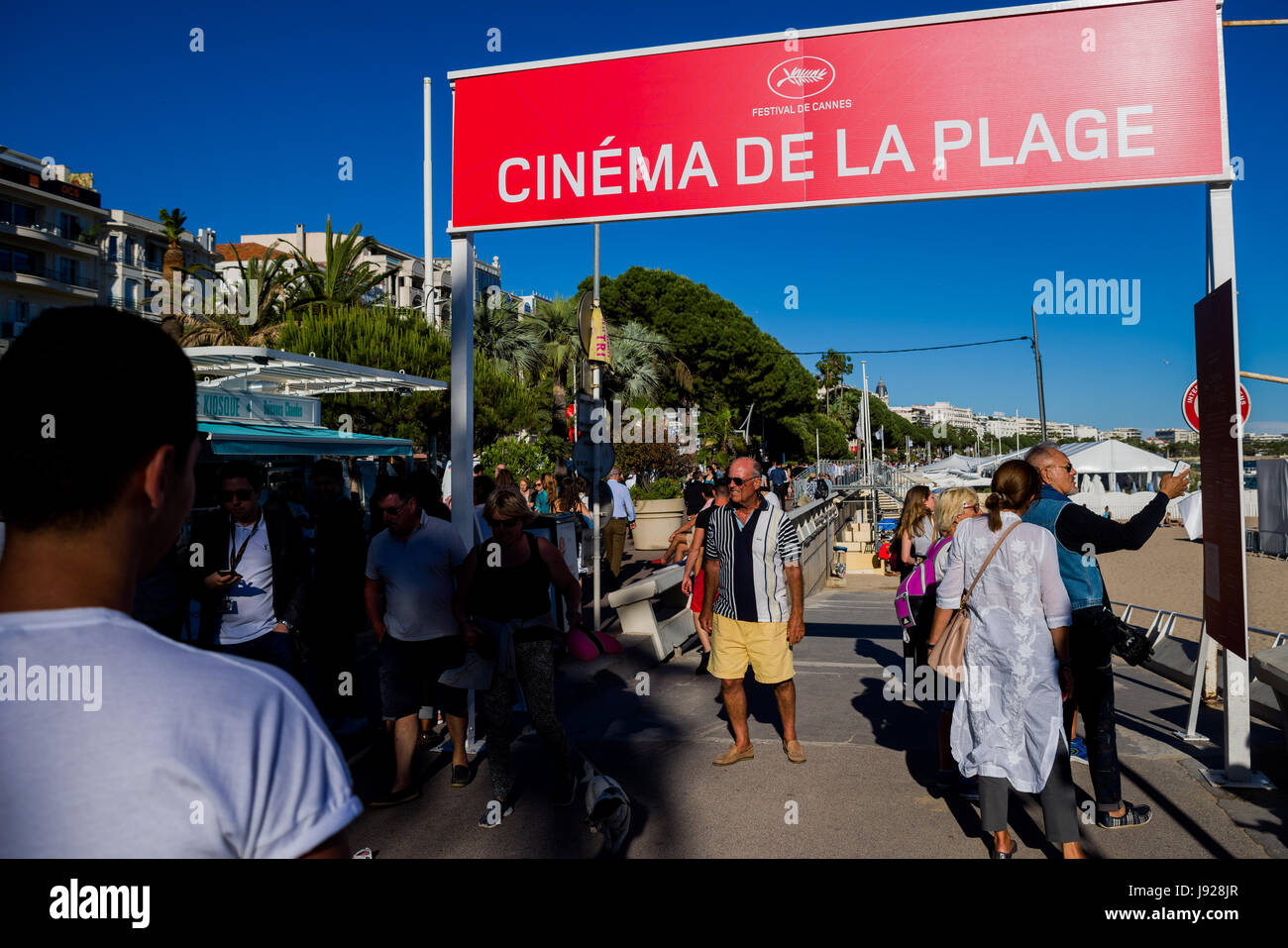 Cannesfrance May19 Cinema De La Plage Is The Cinema In