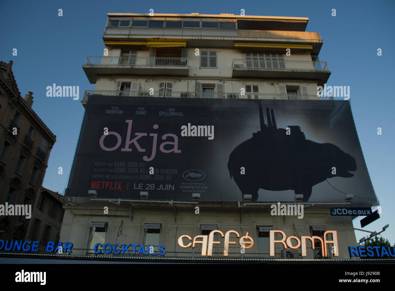 CANNES,FRANCE MAY.20 luxury shop displays expensive shoes in the