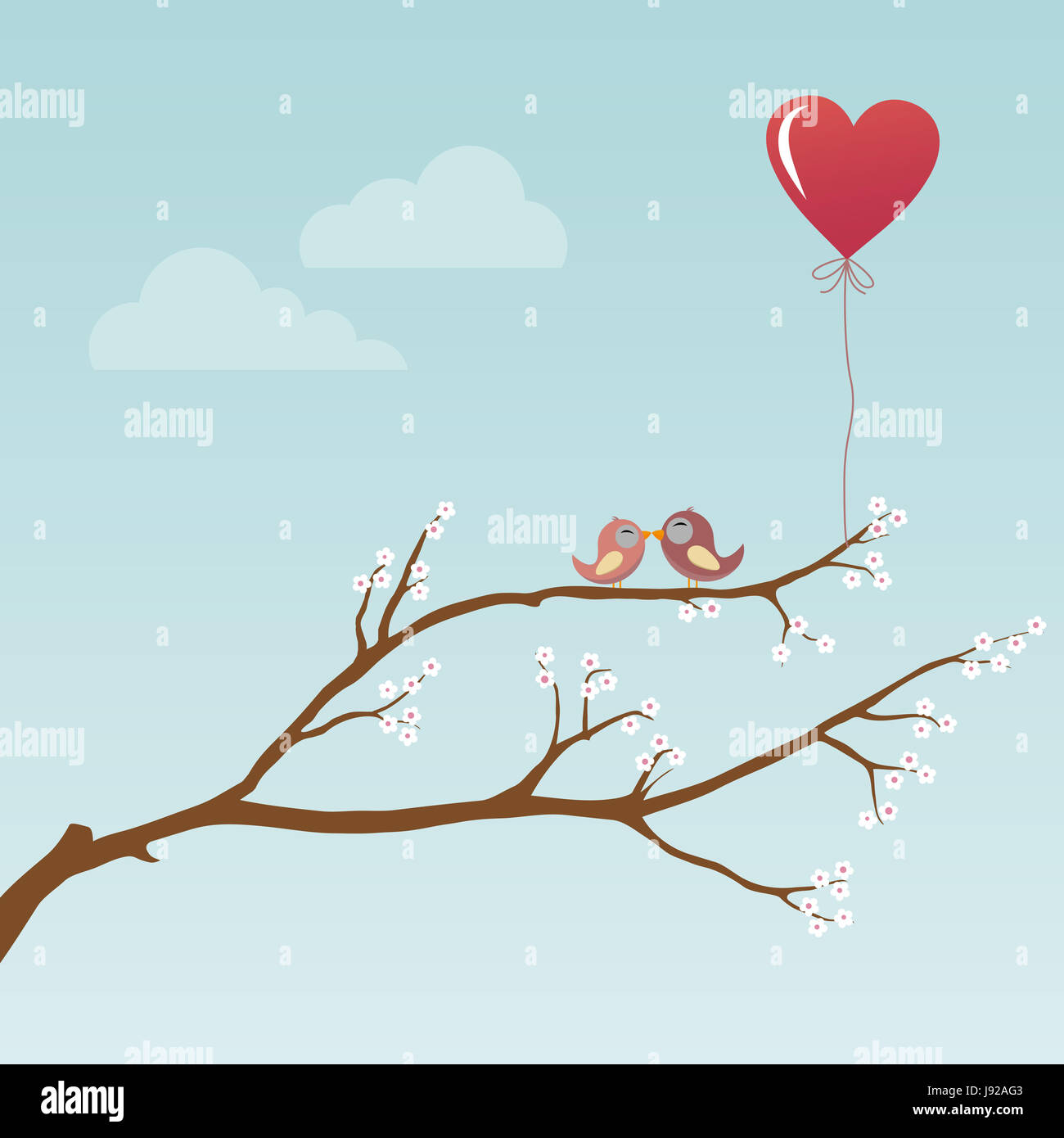 birds in love Stock Photo - Alamy