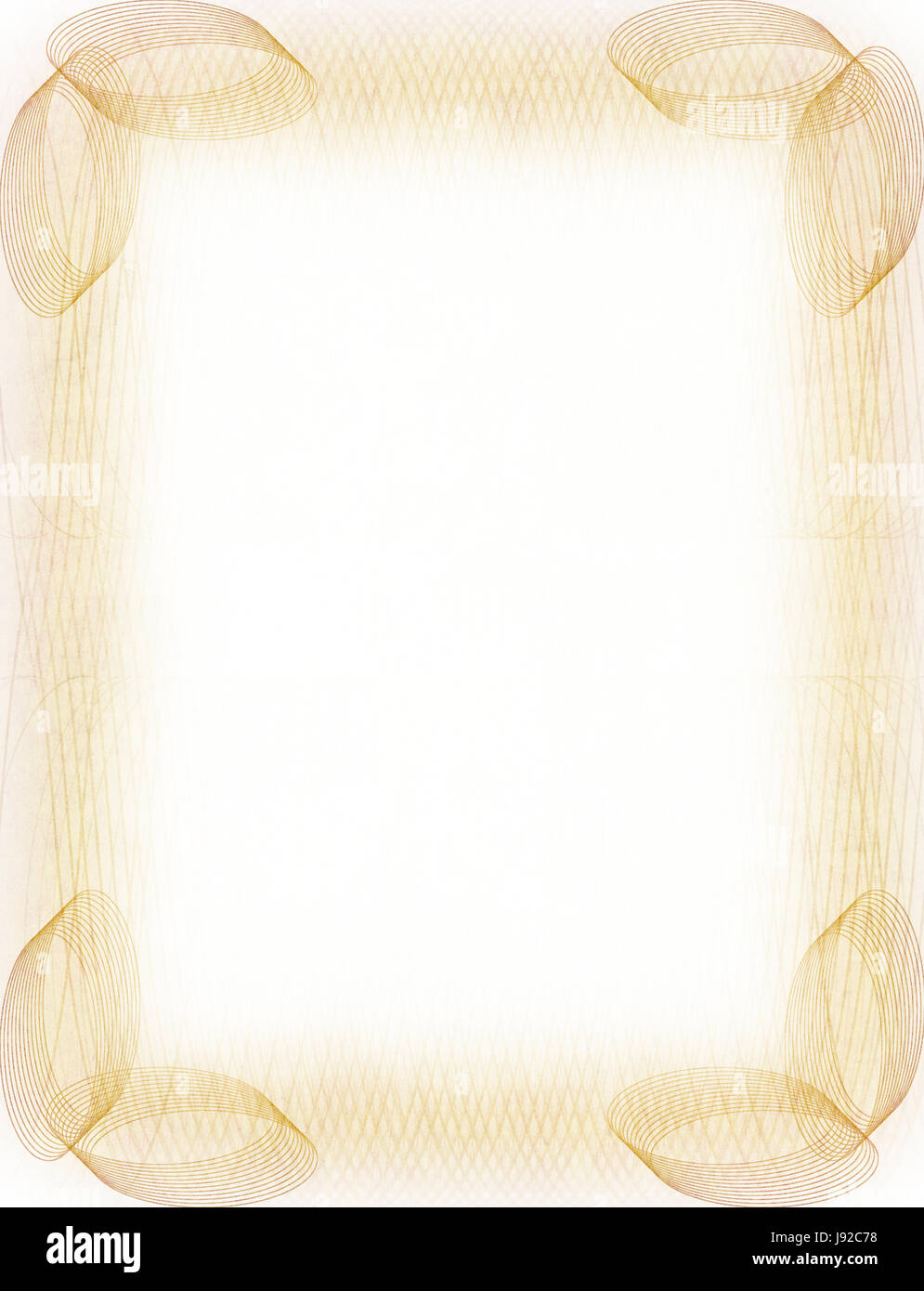 parchment certificate design Stock Photo Alamy