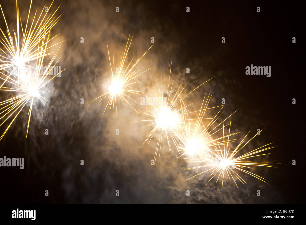 long-term exposure, silvester, New Years eve, new year, rocket, cheers, Stock Photo