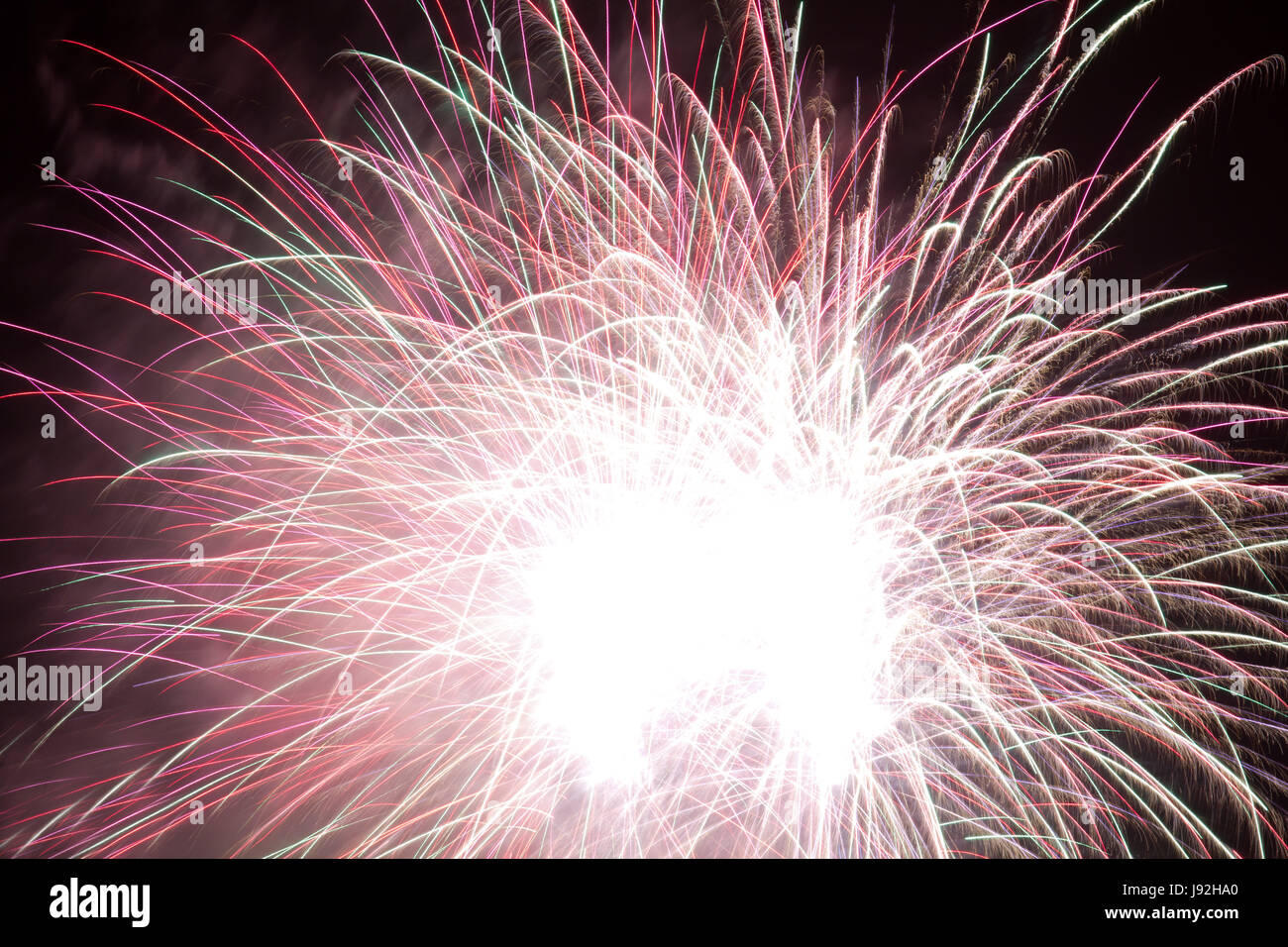 long-term exposure, silvester, New Years eve, new year, rocket, cheers, Stock Photo