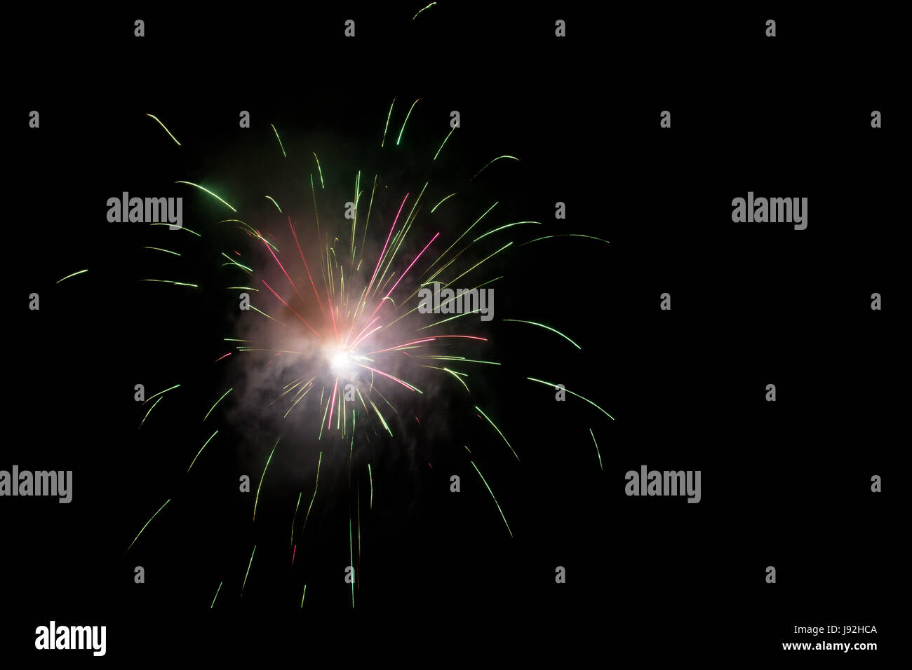 long-term exposure, silvester, New Years eve, new year, rocket, cheers, Stock Photo
