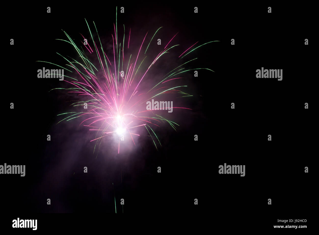 long-term exposure, silvester, New Years eve, new year, rocket, cheers, Stock Photo