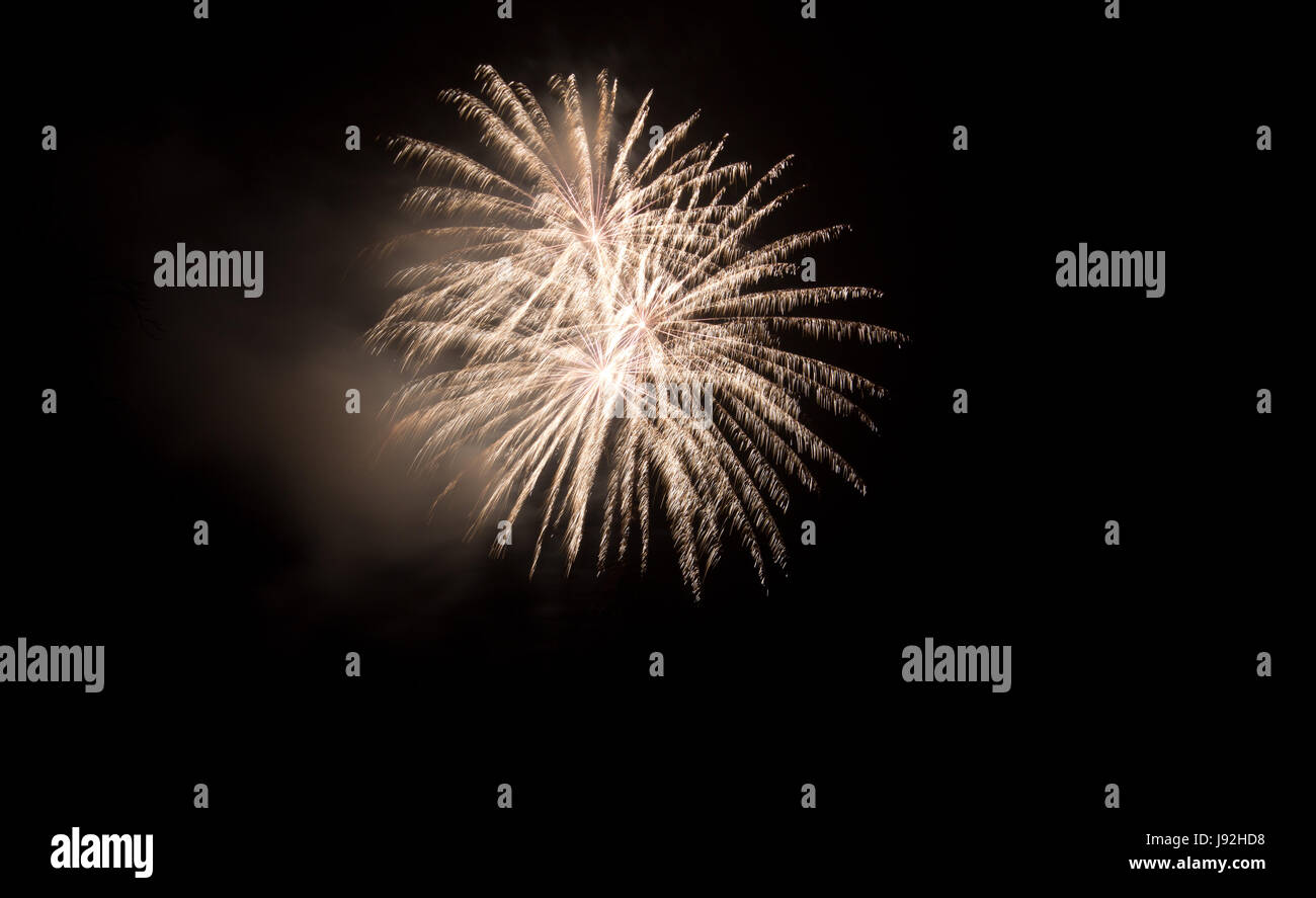 long-term exposure, silvester, New Years eve, new year, rocket, cheers, Stock Photo