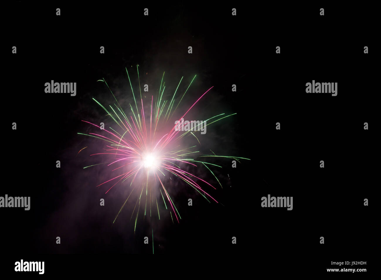 long-term exposure, silvester, New Years eve, new year, rocket, cheers, Stock Photo