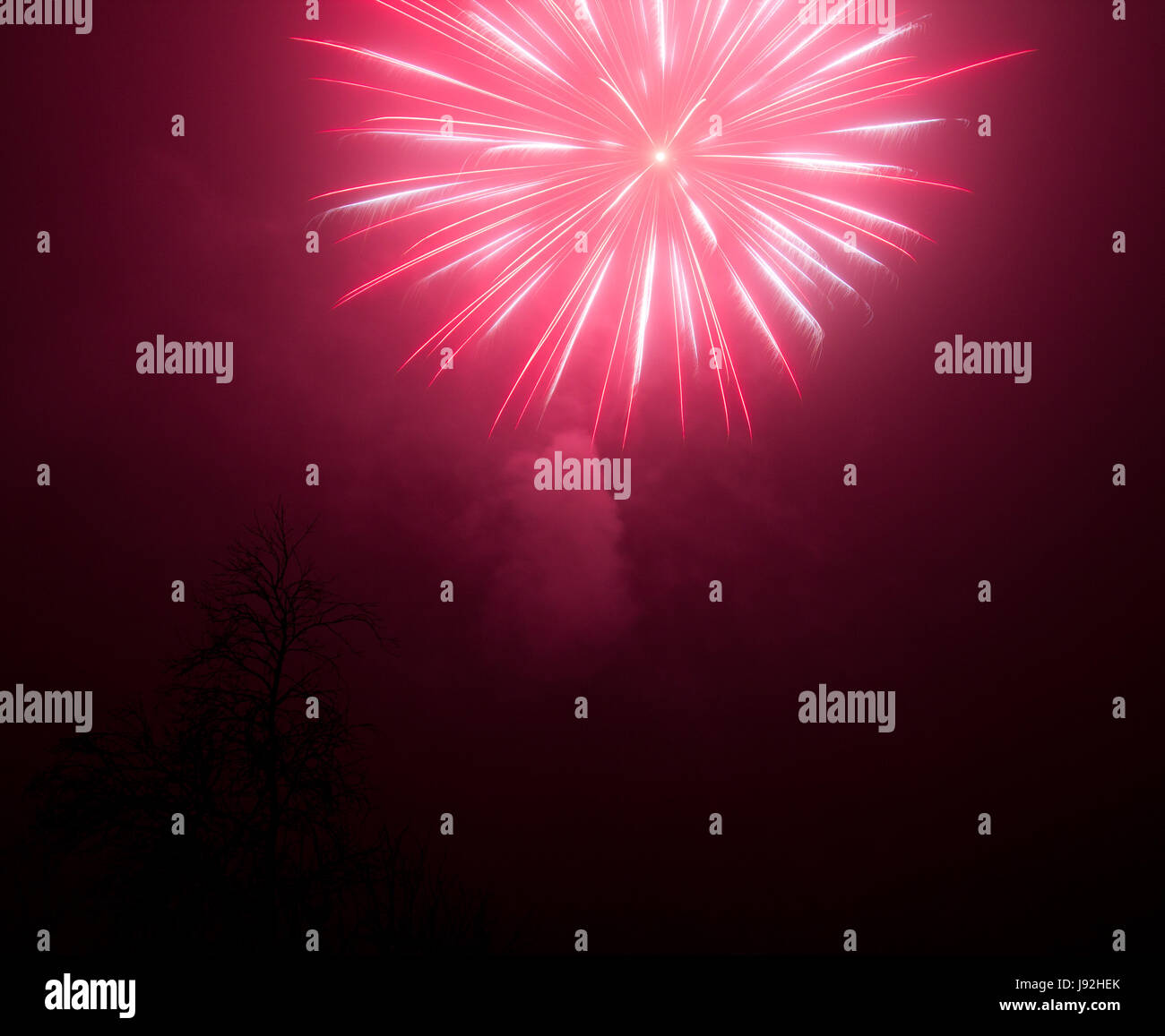 long-term exposure, silvester, New Years eve, new year, rocket, cheers, Stock Photo