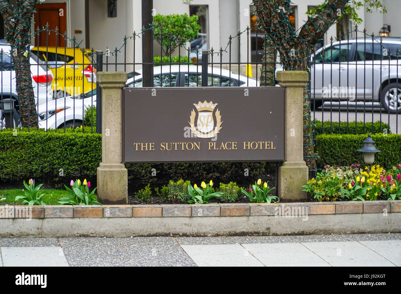 The Sutton Place Hotel in Vancouver - CANADA Stock Photo - Alamy
