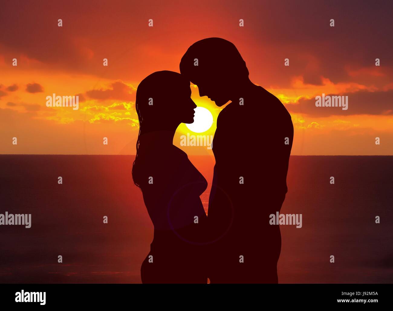 Couple Kiss Lips Sun High Resolution Stock Photography and Images - Alamy