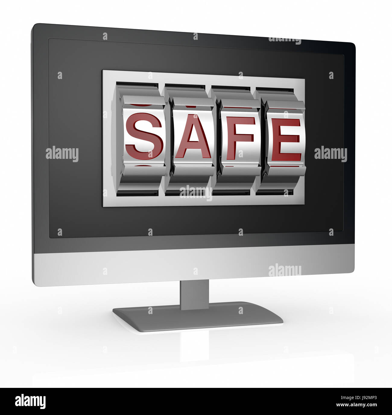 close, danger, PC, computers, computer, isolated, model, design ...