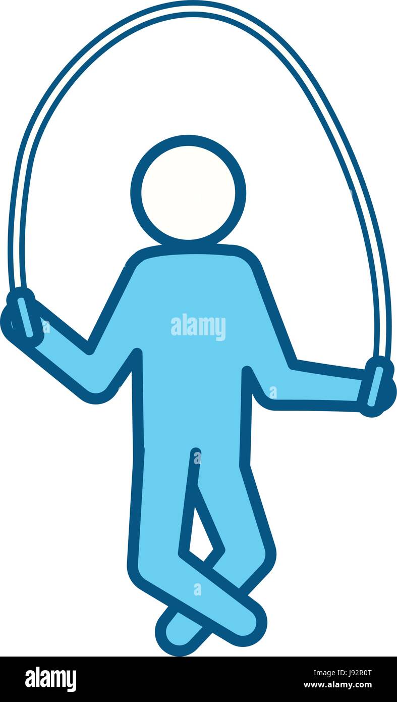 Figures jumping rope hi-res stock photography and images - Alamy