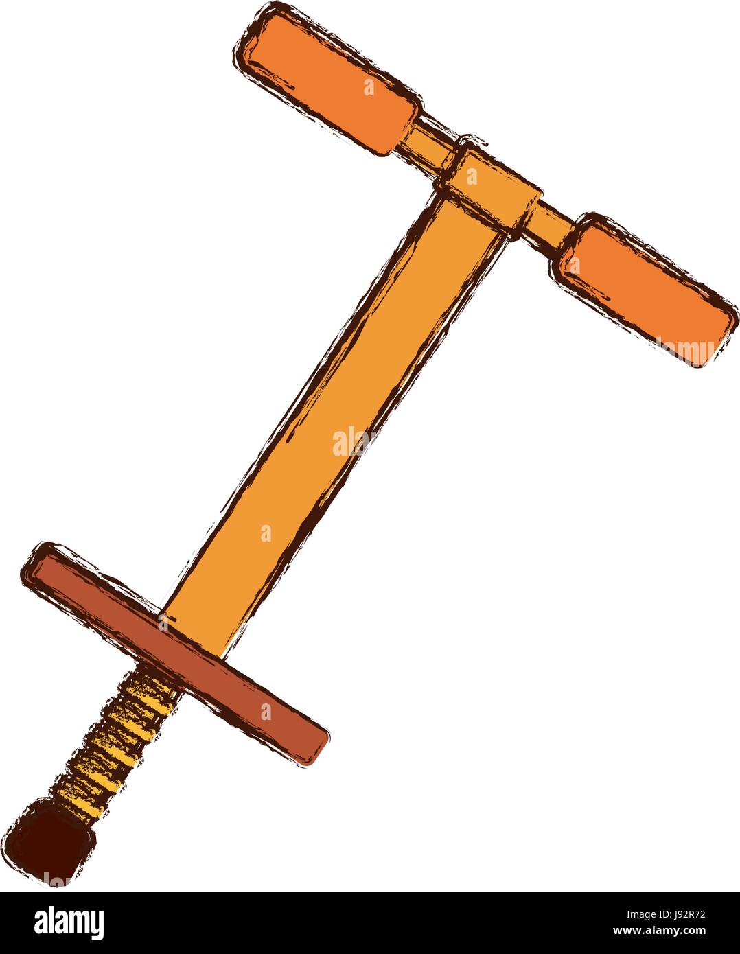 Stick pogo Cut Out Stock Images & Pictures Alamy