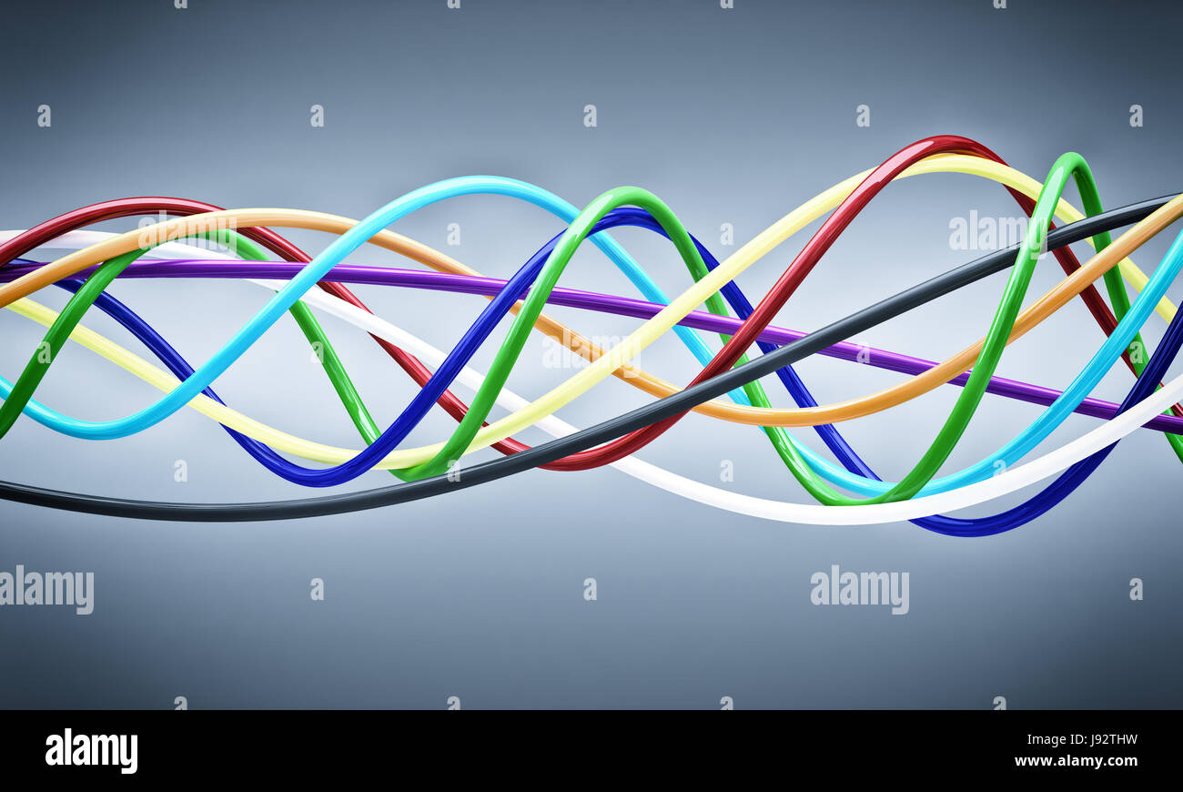 colour, closeup, electronics, cable, color, twist, current conduction ...