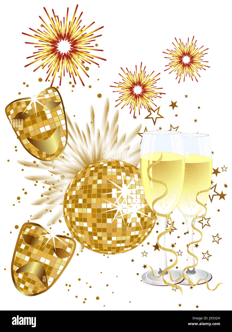 party, celebration, carnival, champagne, firework, fireworks, mask ...