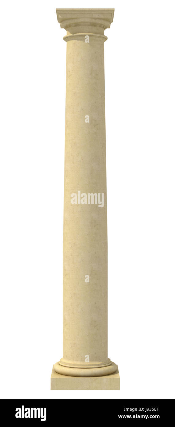 isolated, stone, columns, past, style of construction, architecture