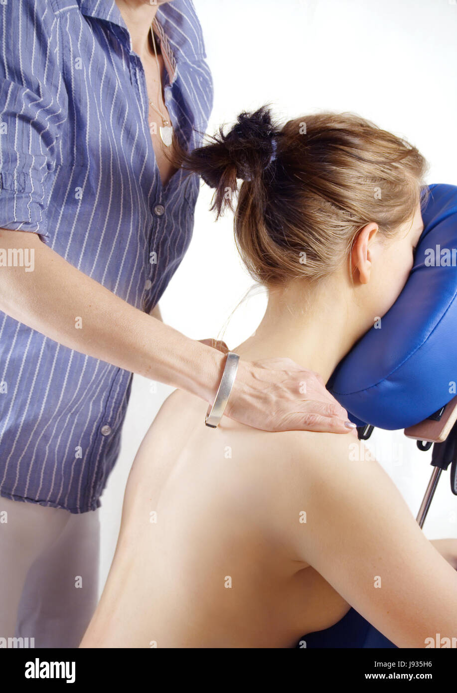 massage, physiotherapy, physiotherapist, woman, relaxation, german, treatment, Stock Photo