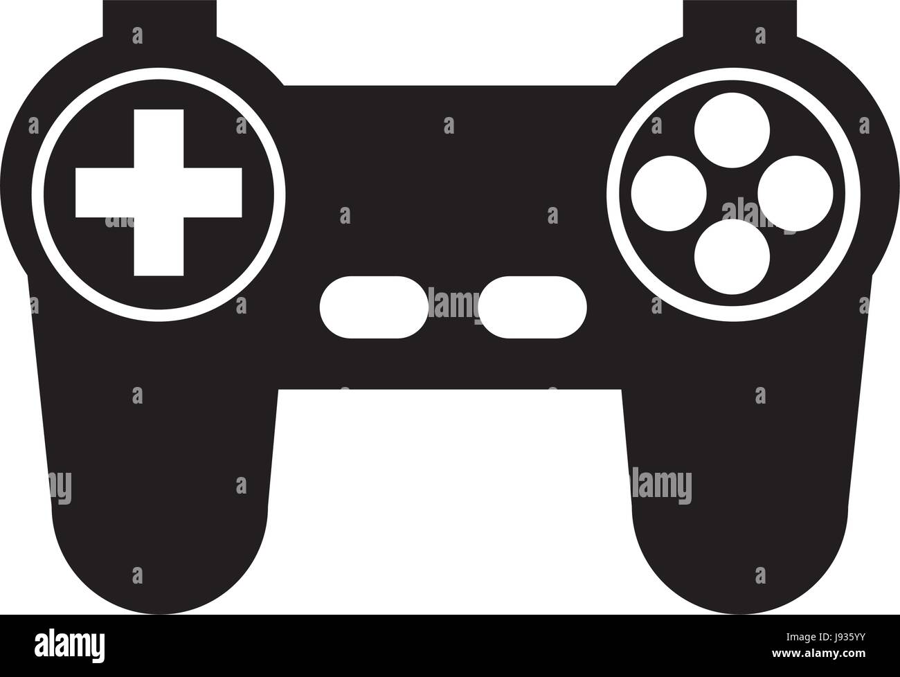 game controller or joystick console keypad icon Stock Vector Image ...