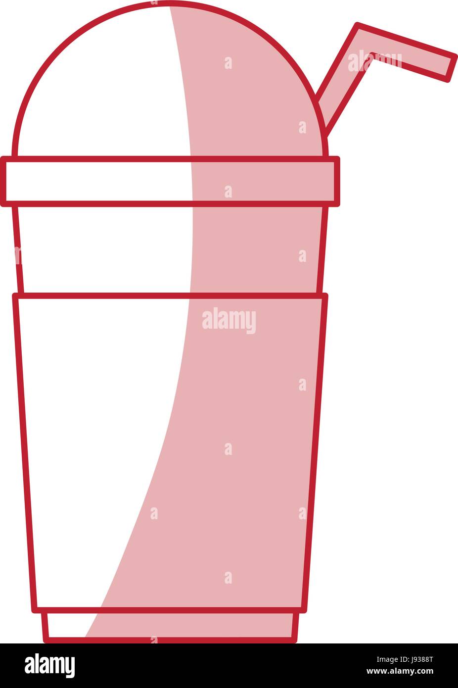 Milkshake Line Vector Flat line milkshake design Stock Vector Image & Art - Alamy