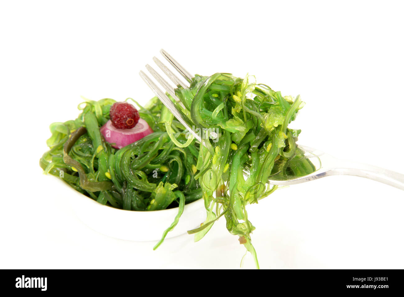 isolated, green, maritime, algae, seaweed, apart, extra, insulated, food, Stock Photo