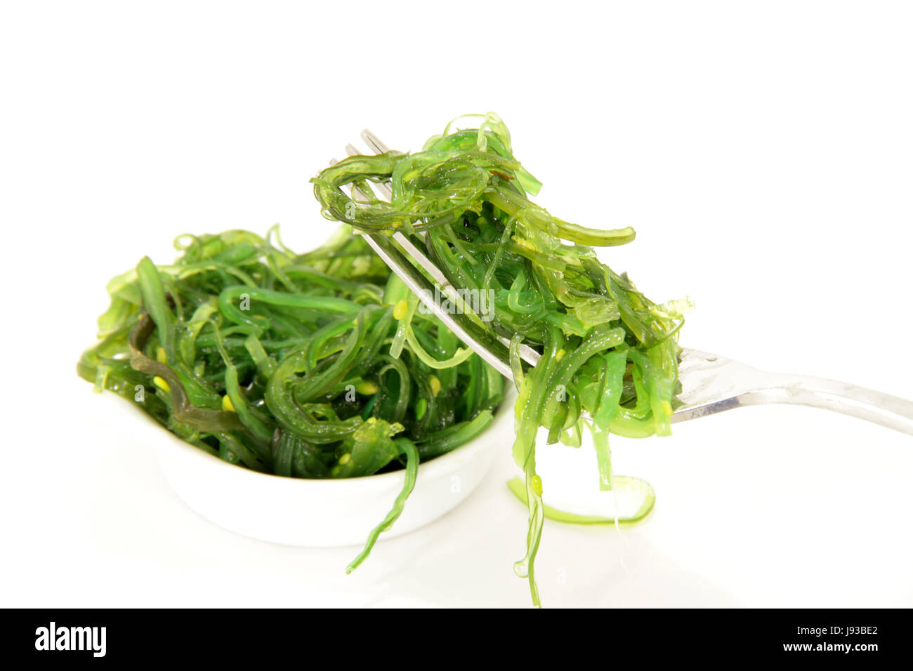 isolated, green, maritime, algae, seaweed, apart, extra, insulated, food, Stock Photo