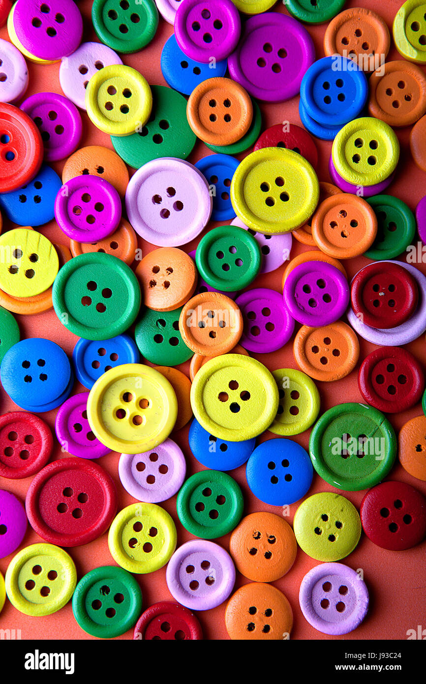 coloured, colourful, gorgeous, multifarious, richly coloured, buttons ...