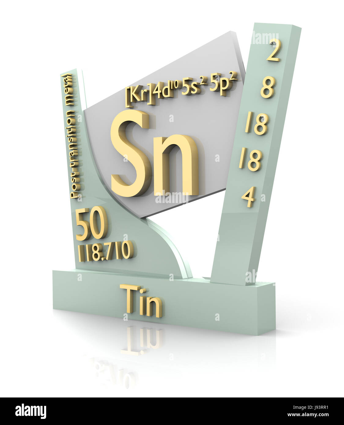 tin, element, periodical, periodic, table, study, board, science