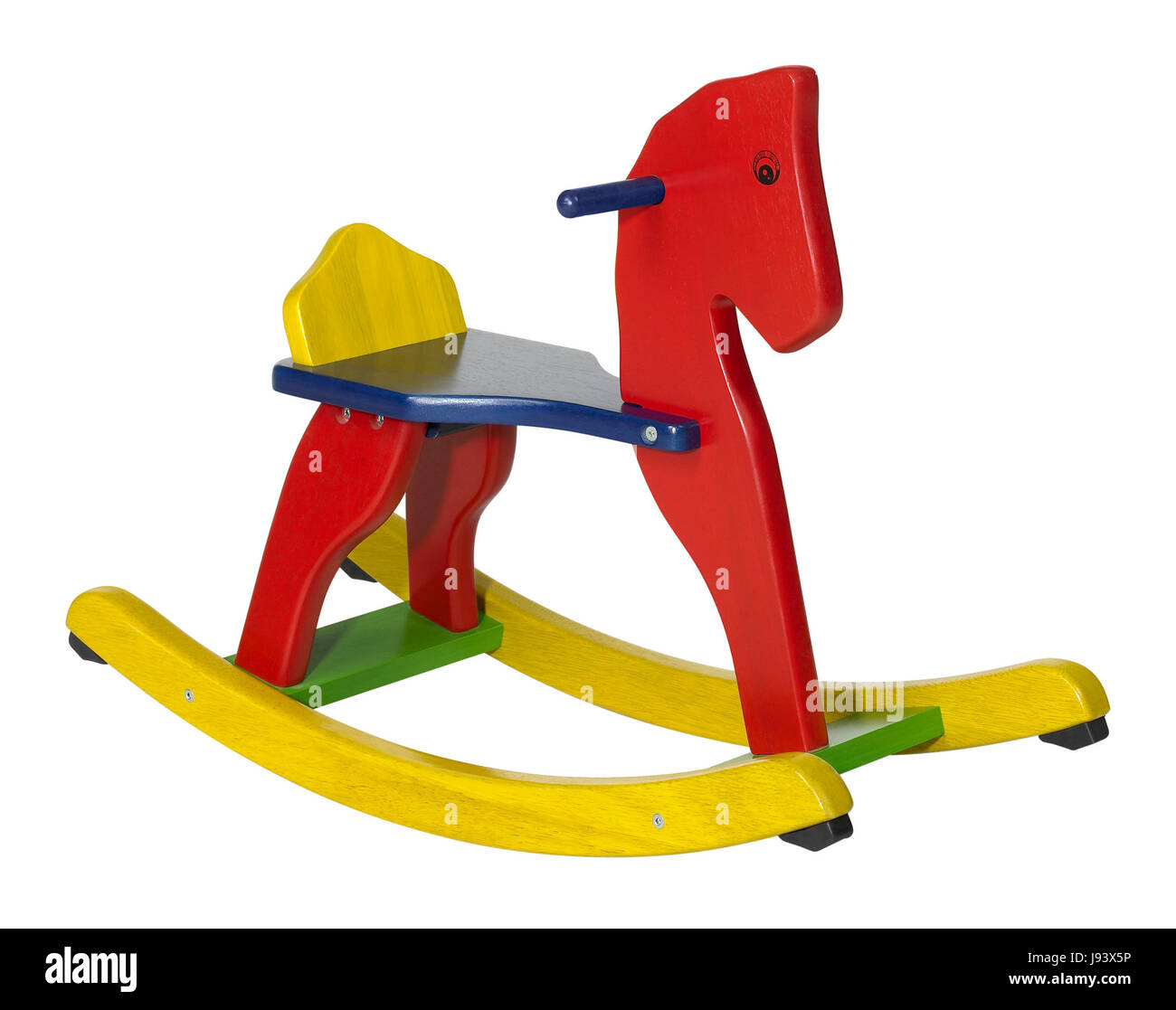 optional, toy, rocking horse, rocking-chair, optional, wood, coloured, Stock Photo