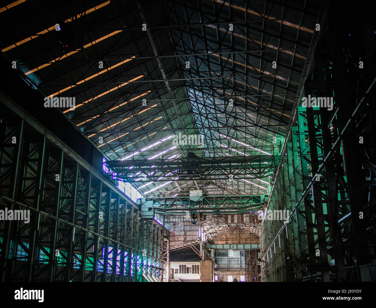 Industrial Warehouse Interior Stock Photo Alamy