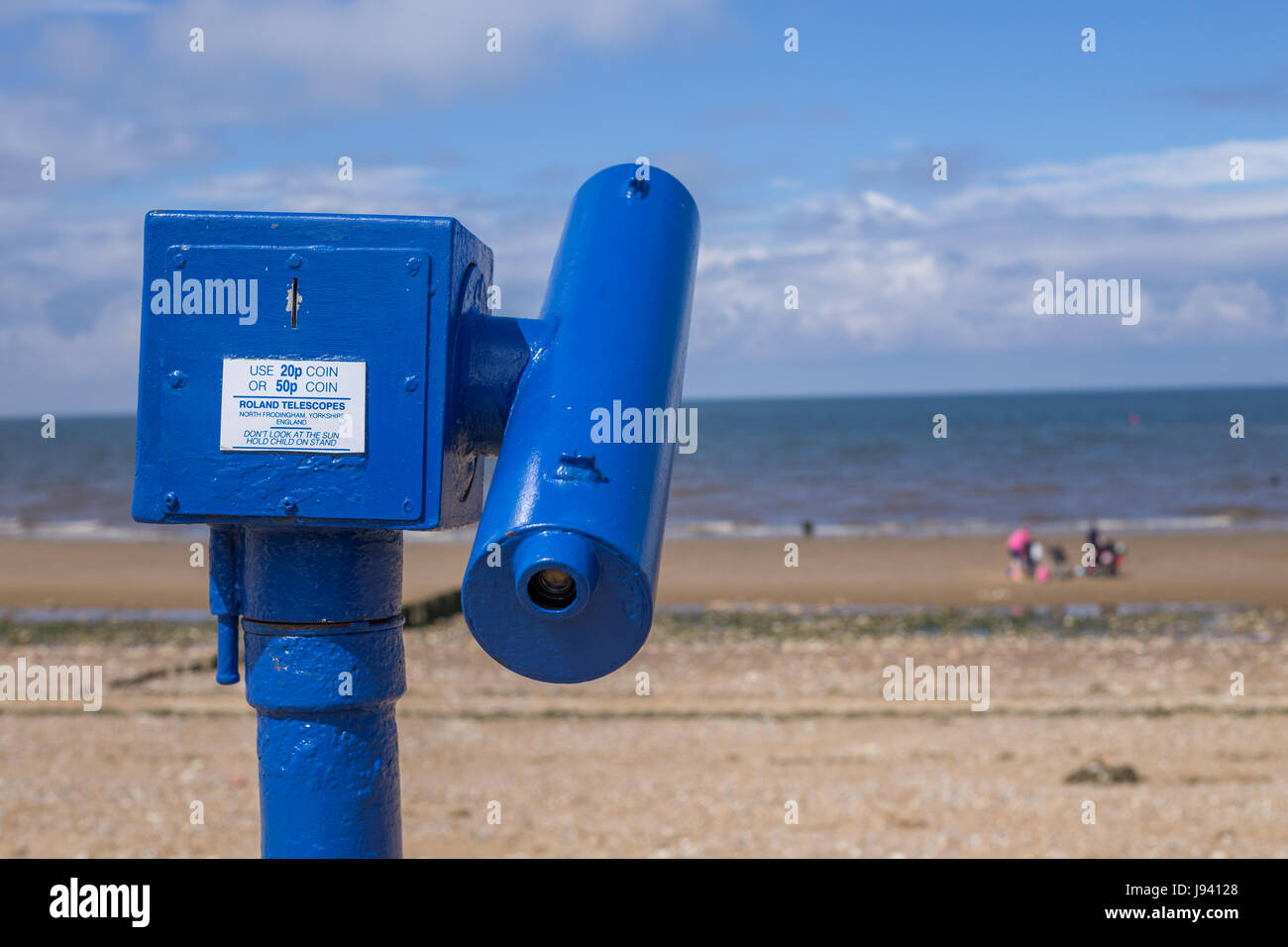 Telescope for sea view of Hunstanton Beach Stock Photo Alamy Telescope for sea view of Hunstanton Beach Stock Photo Alamy