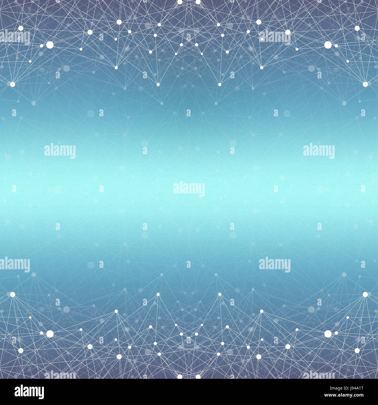 Geometric abstract background with connected line and dots. Big data ...