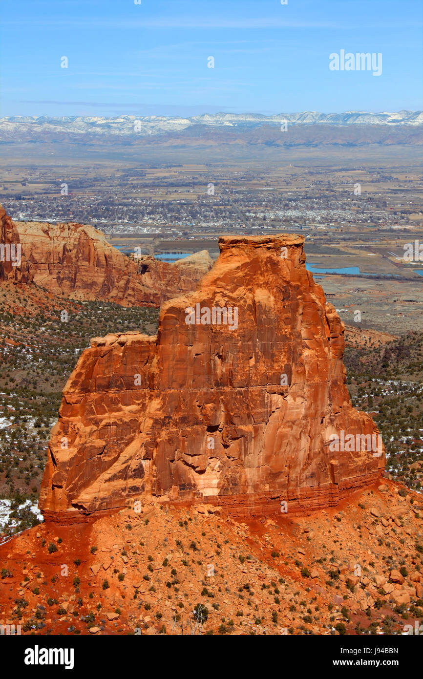 monument, rock, valley, national, monolith, mountain, travel