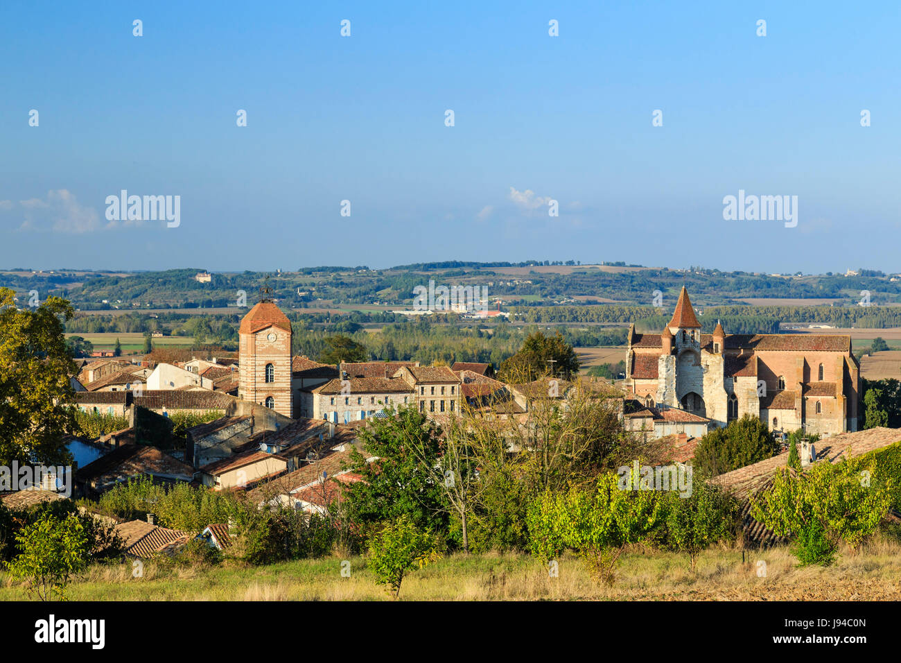France, Tarn et Garonne, Auvillar, labelled Les Plus Beaux Villages de France (The Most beautiful Villages of France) Stock Photo