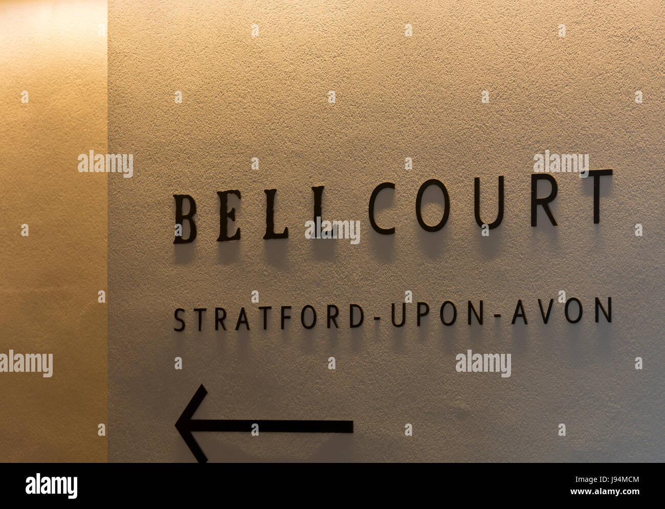 Bell Court, StratforduponAvon, Warwickshire, England, UK Stock Photo