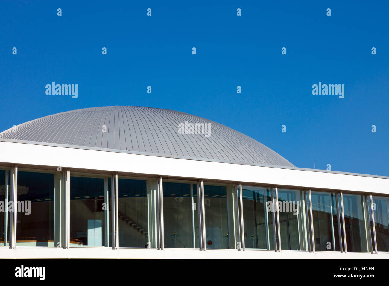 dome, silver, facade, style of construction, architecture ...