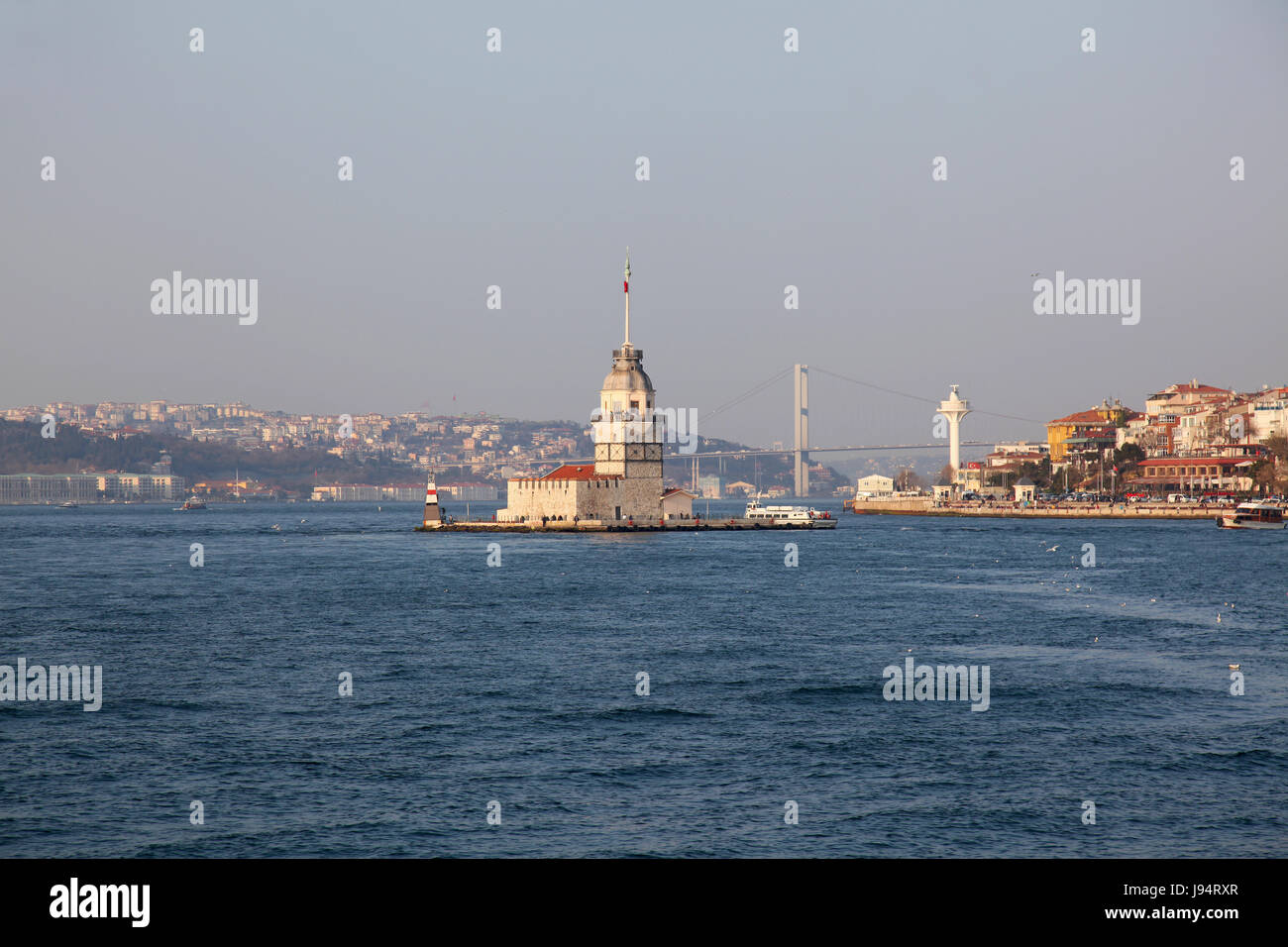 maiden tower istanbul Stock Photo