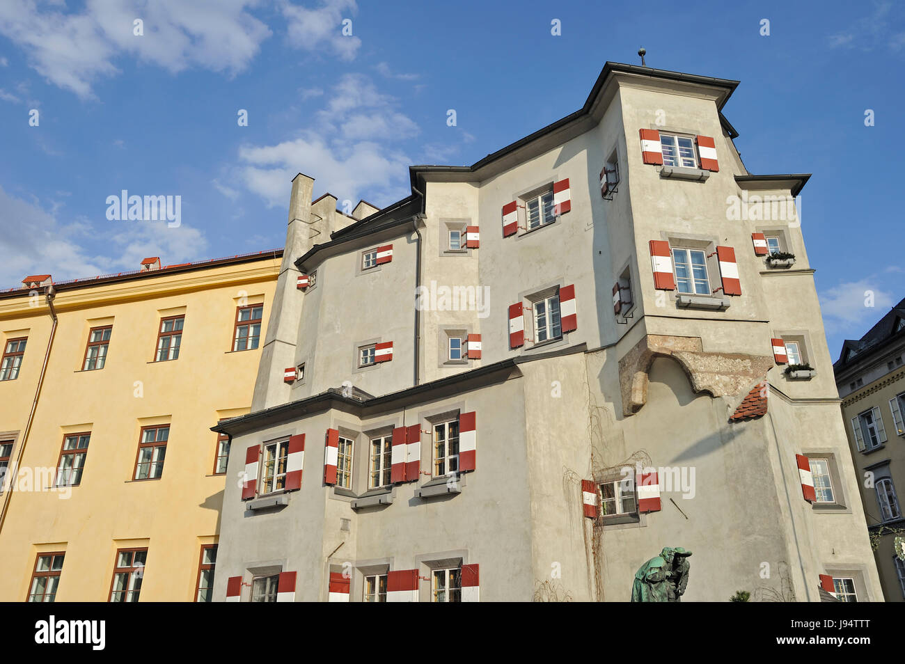 the old town of innsbruck in austria Stock Photo