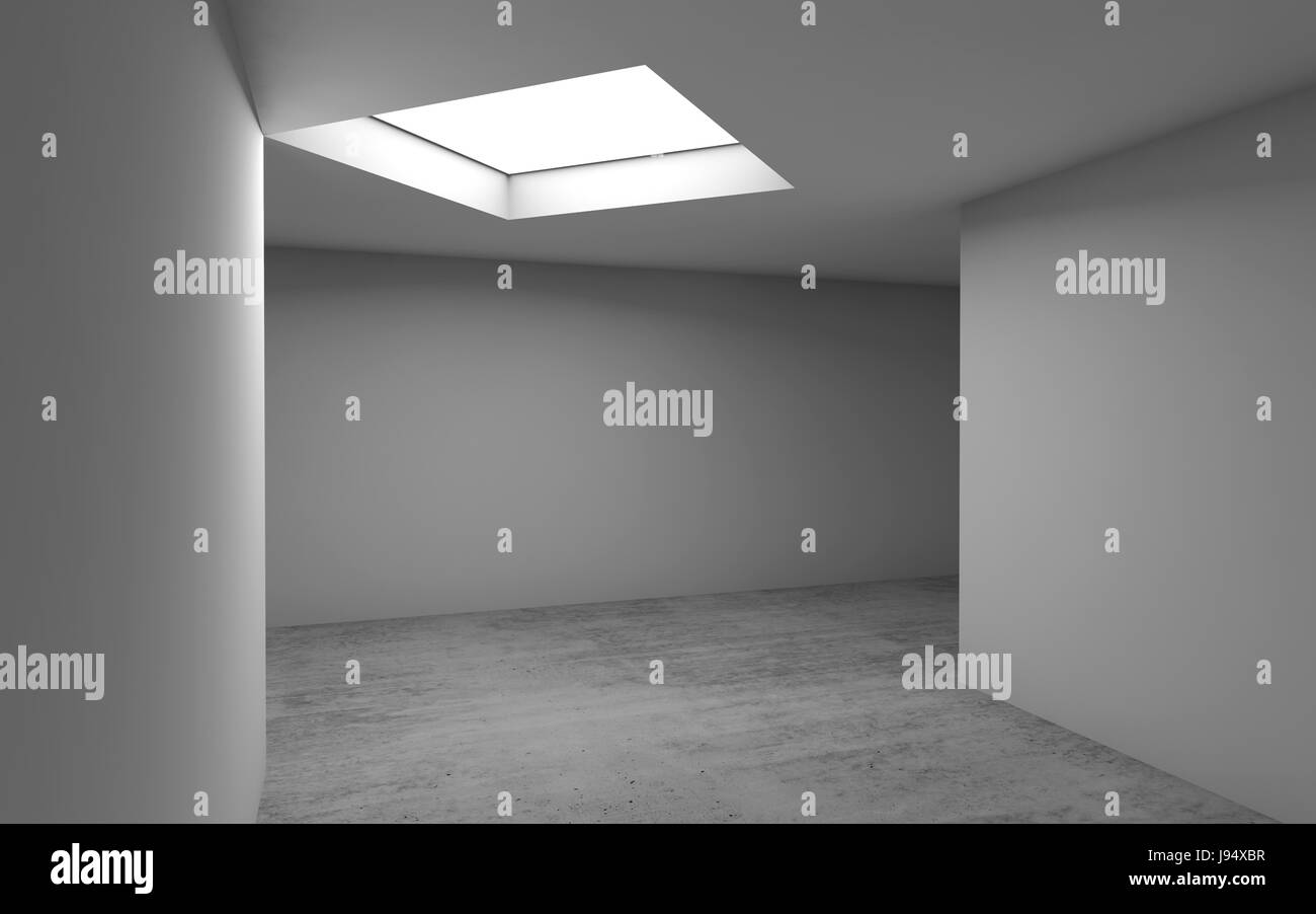 Abstract Contemporary Architectural Background Empty Room