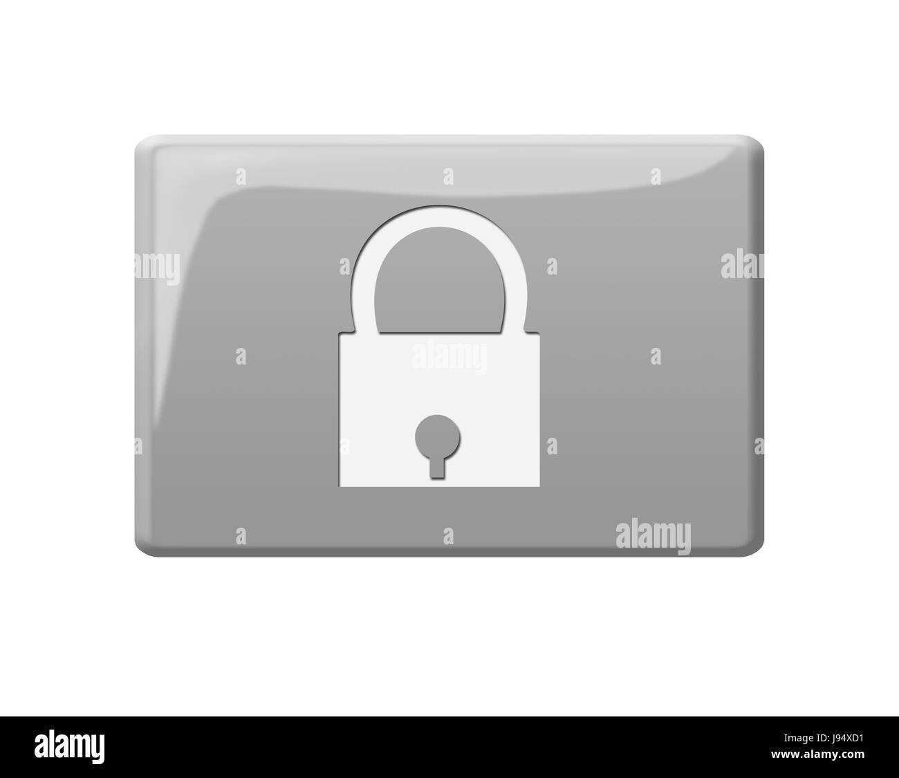 certain, button, safe, login, logout, isolated, optional, symbolic, to lock, Stock Photo