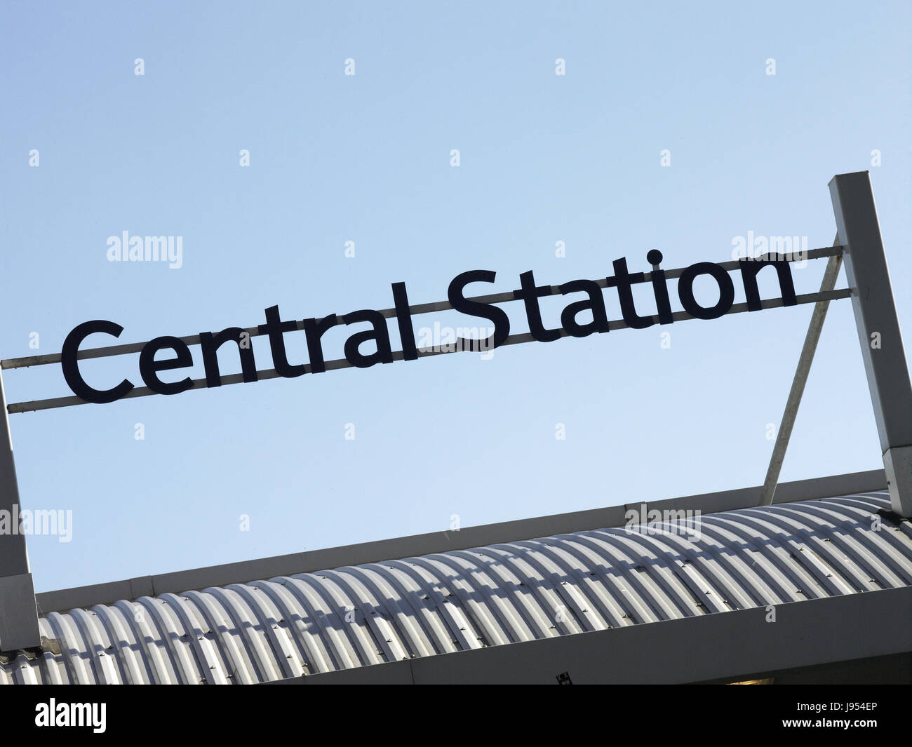 Central Station sign Stock Photo - Alamy