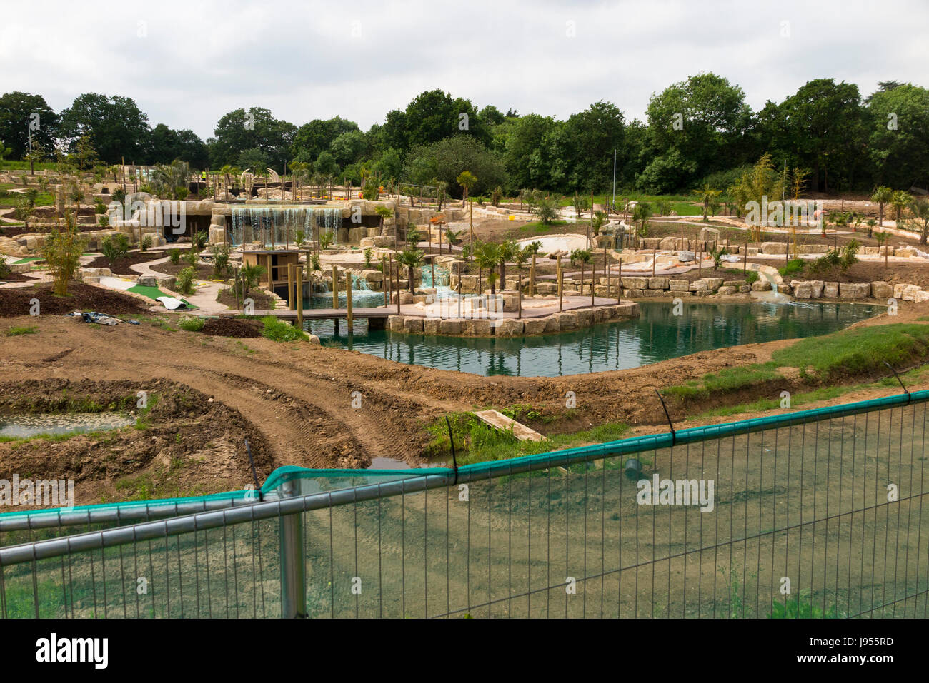 Development on Green Belt land in countryside Adventure Golf course