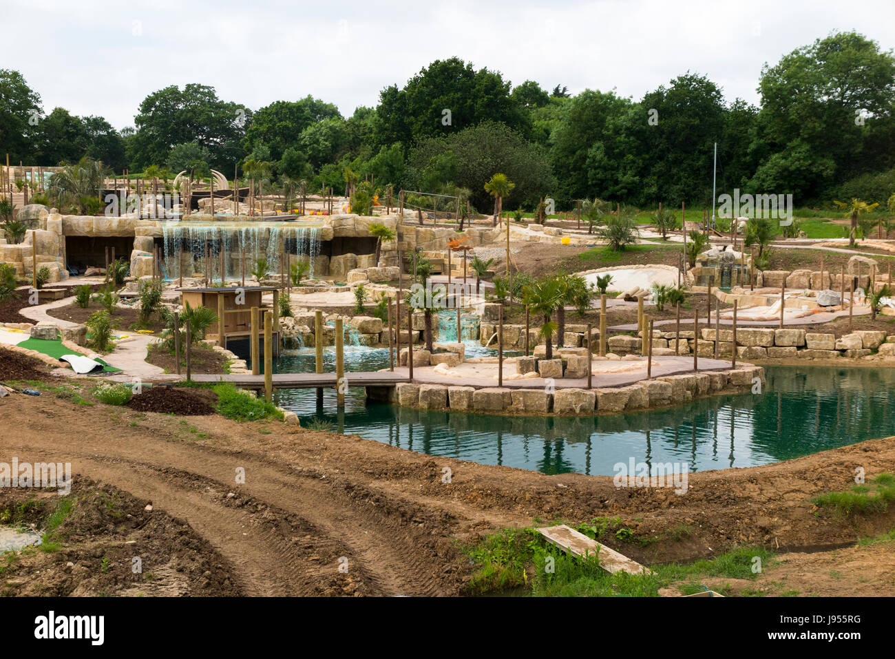 Development on Green Belt land in countryside Adventure Golf course
