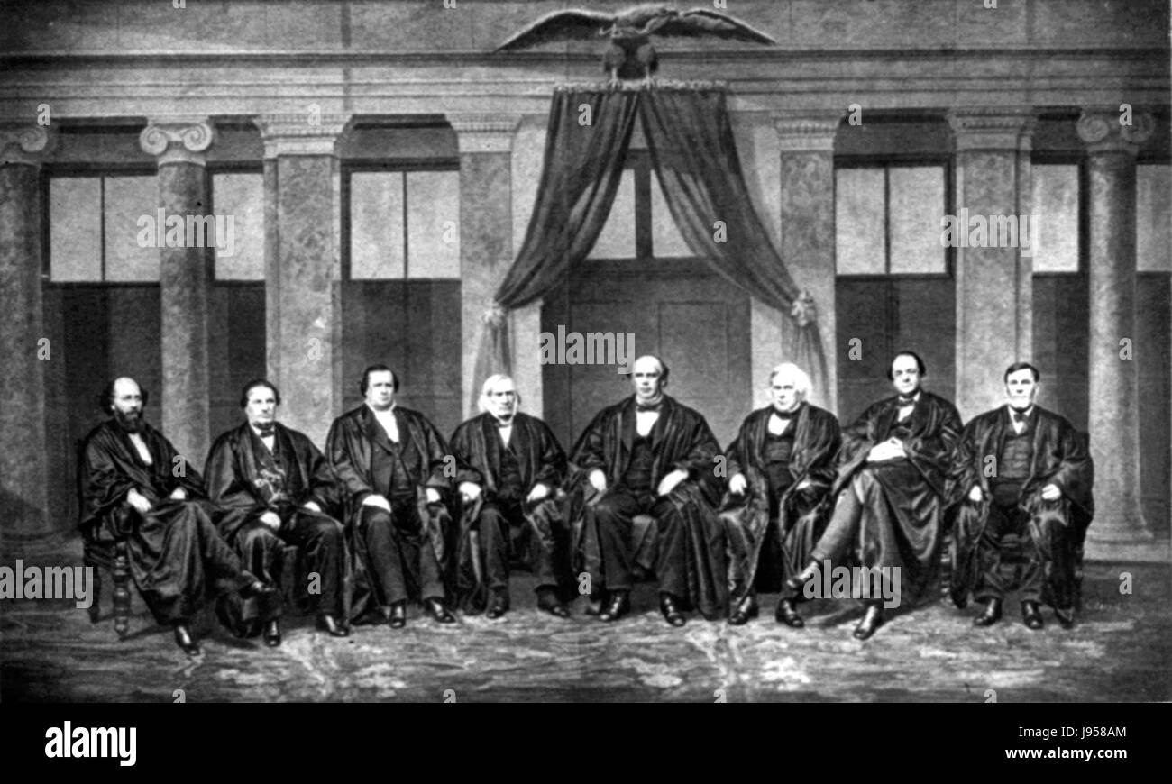 US Supreme Court, 1868 cph.3a02672 Stock Photo