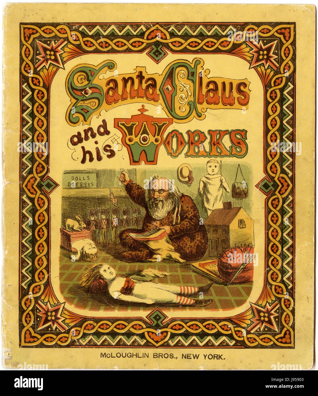Santa Claus and his Works, by Thomas Nast and P Webster Stock Photo