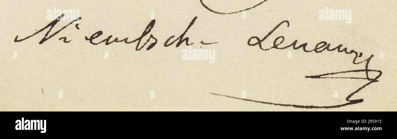 Niembsch Lenau 1833 Stock Photo